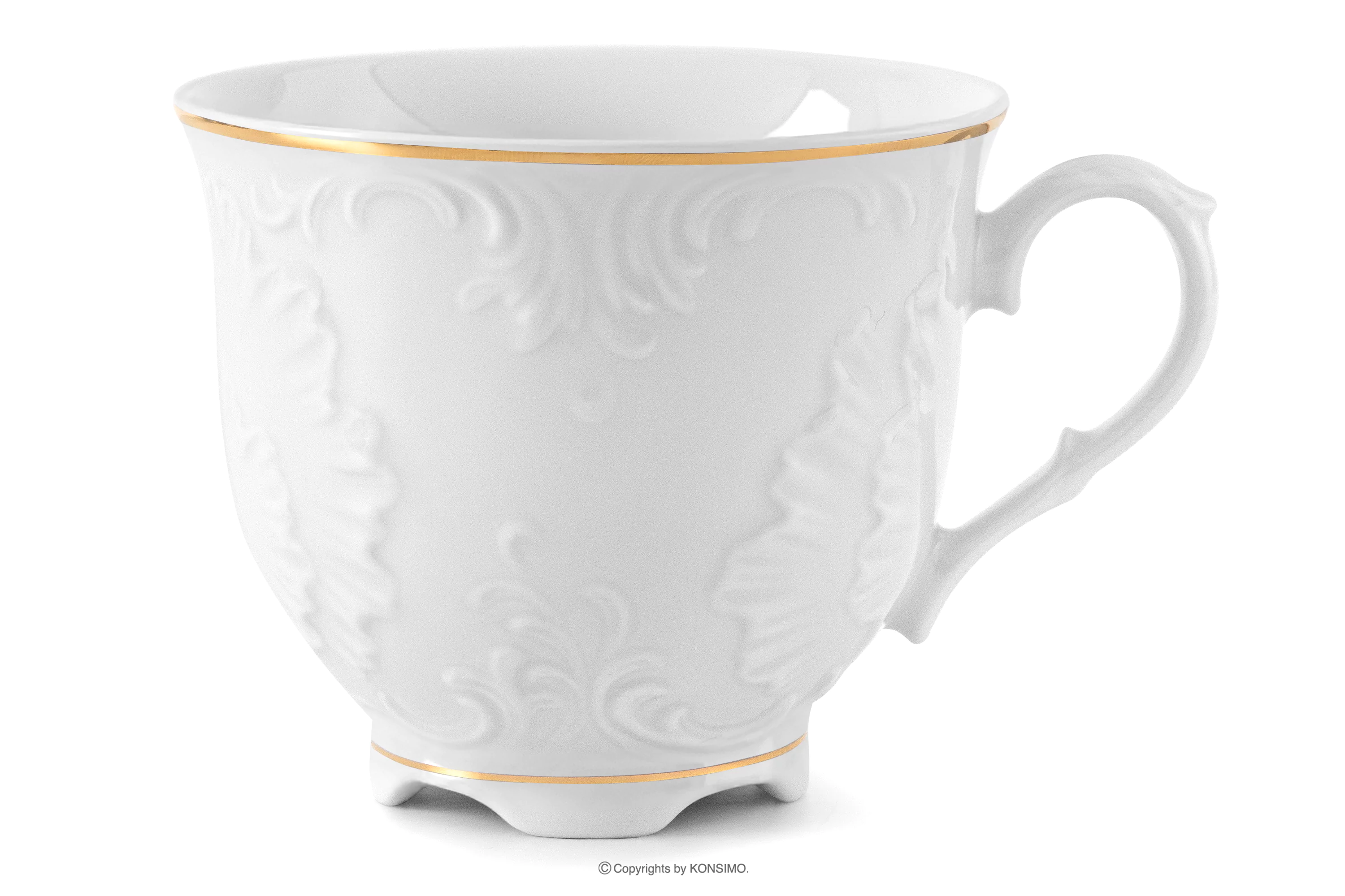 Filiżanka z porcelany złota linia ROCOCO ZŁOTA LINIA