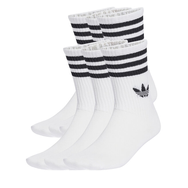 Zestaw 6 par wysokich skarpet unisex adidas