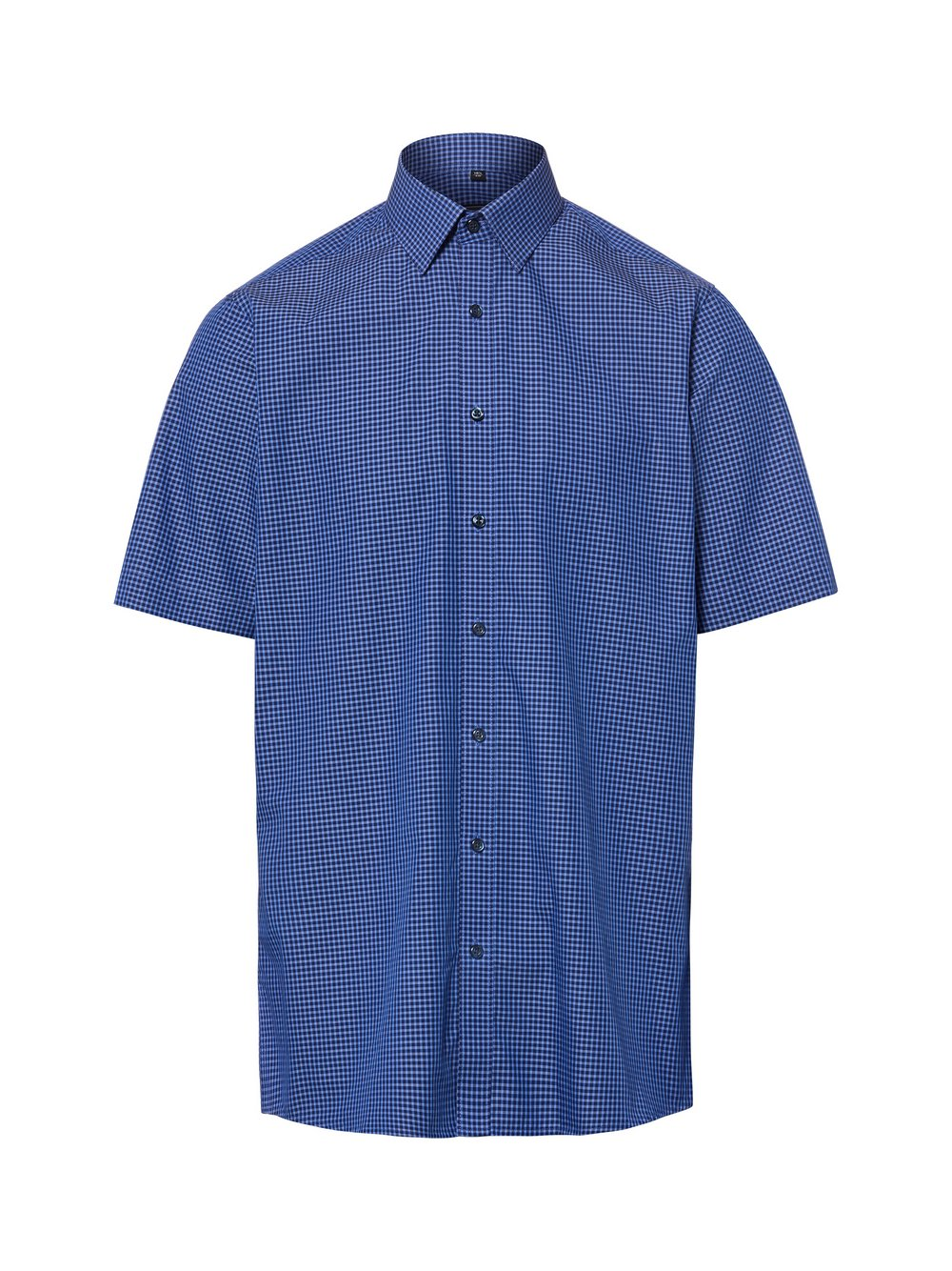 Finshley & Harding Męska koszulka z krótkim rękawem Mężczyźni Modern Fit Bawełna (100%) niebieski, 40