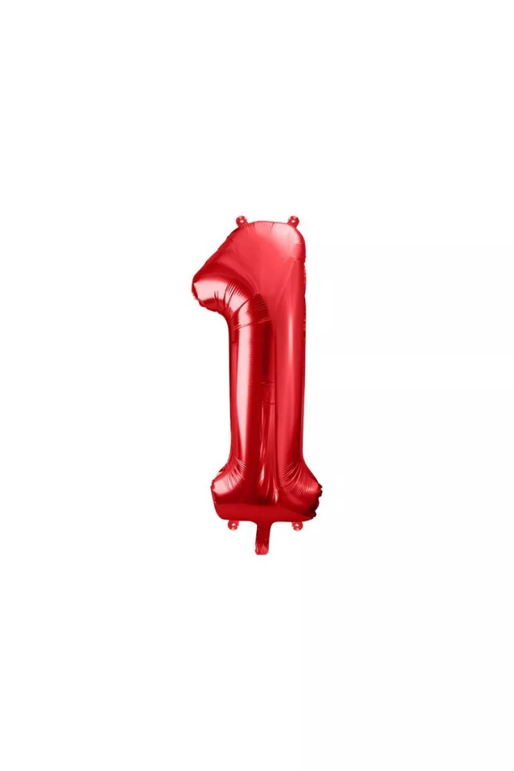 Balon foliowy 1 czerwony