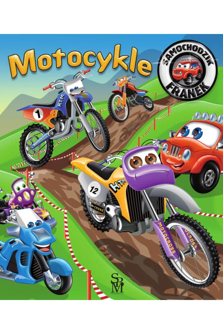 Motocykle. Samochodzik Franek