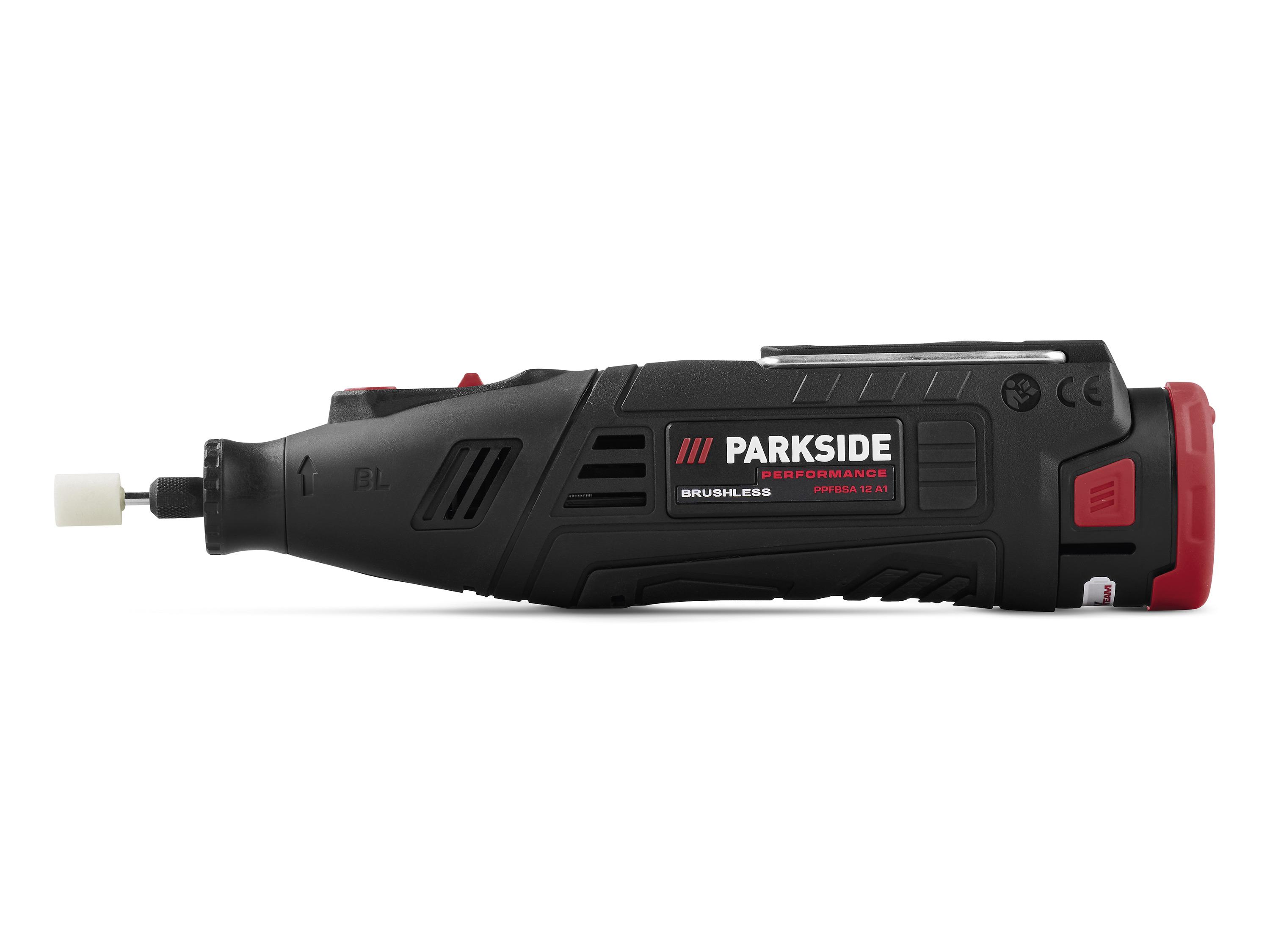 PARKSIDE PERFORMANCE® Akumulatorowa szlifierka precyzyjna, 12 V, PPFBSA 12 A1 (z akumulatorem i ładowarką)