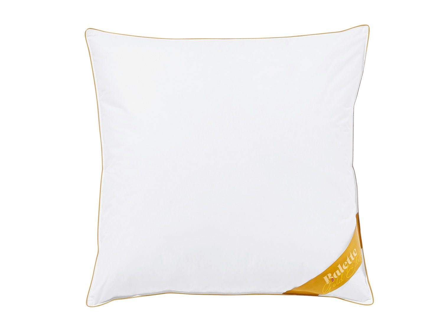 Balette Poduszka z gęsiego piór i puchu "Gold-Edition", różne wymiary (40 x 40 cm)