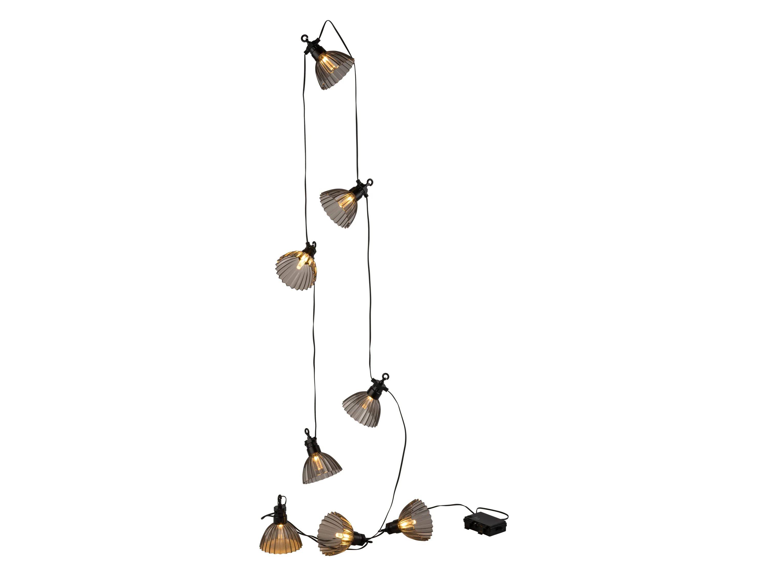 LIVARNO home Girlanda świetlna LED z 8 żarówkami (Czarny)