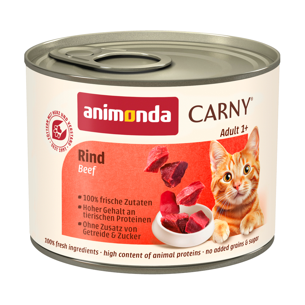 animonda Carny Adult, 6 x 200 g - Wołowina