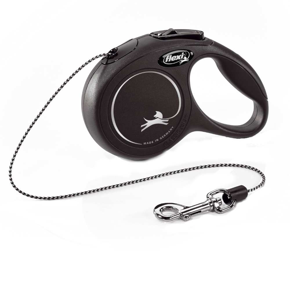 Smycz flexi Cat New Classic - Czarna miniaturka