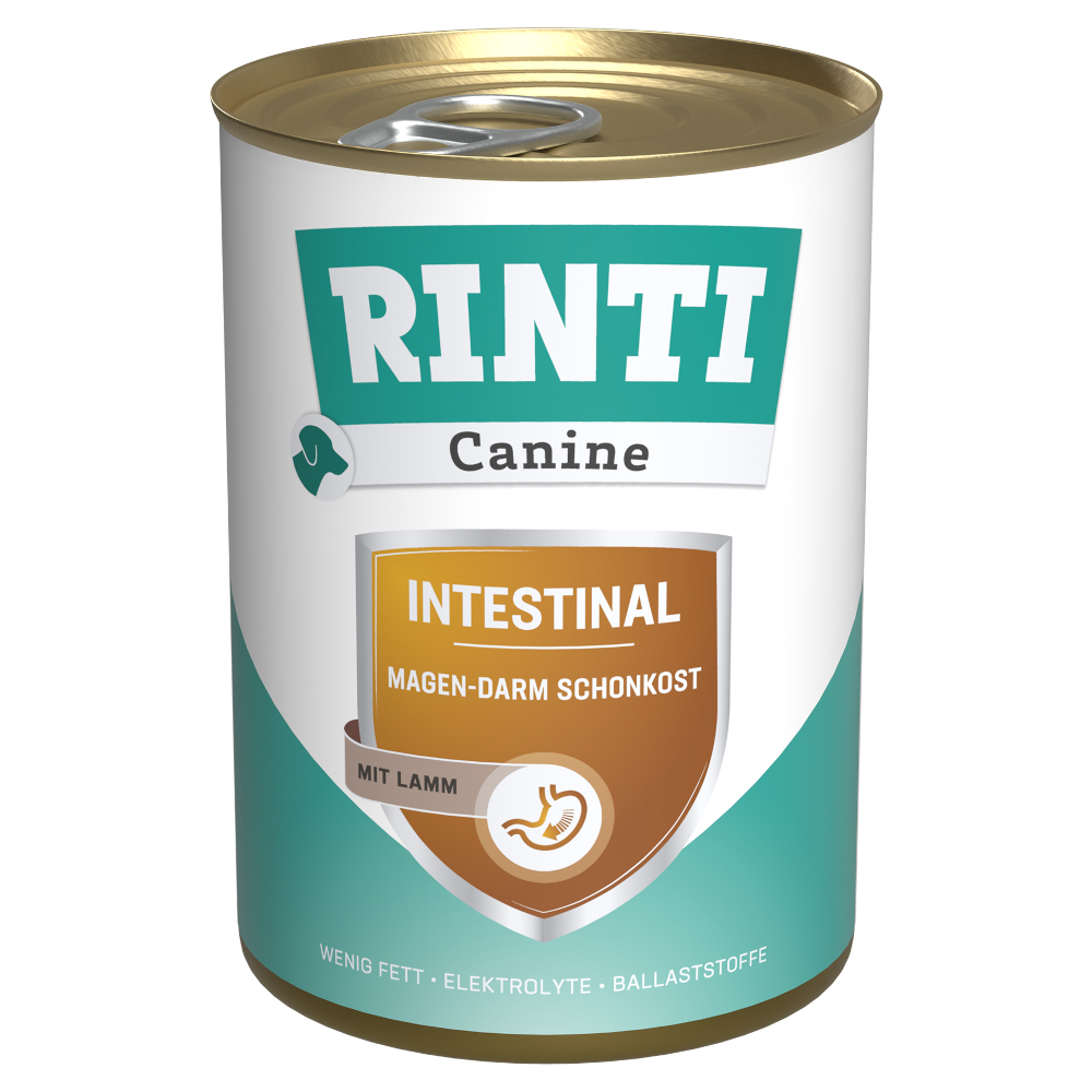 RINTI Canine Intestinal z jagnięciną, 400 g - 12 x 400 g