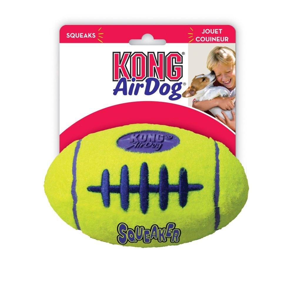 KONG Tennis-Football z piszczałką, zabawka dla psa - L