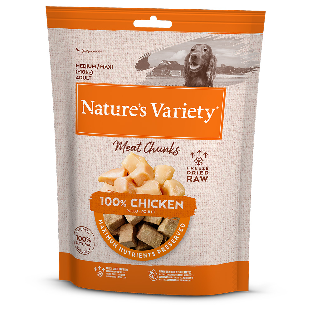 Nature's Variety, liofilizowany przysmak dla psów - Kurczak, 50 g