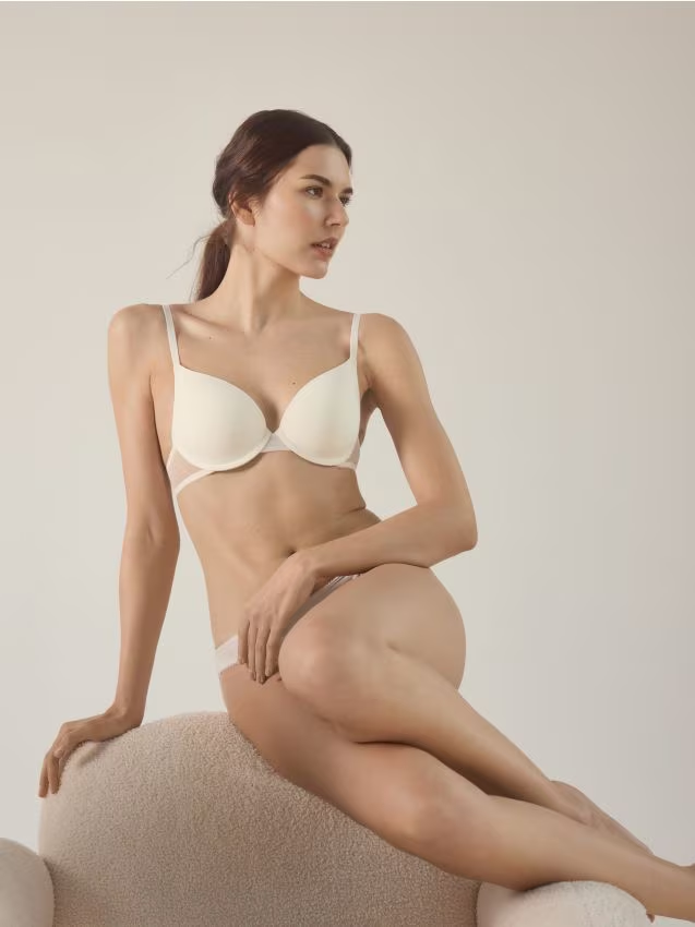 Reserved - Biustonosz push up 2 pack - pastelowy róż