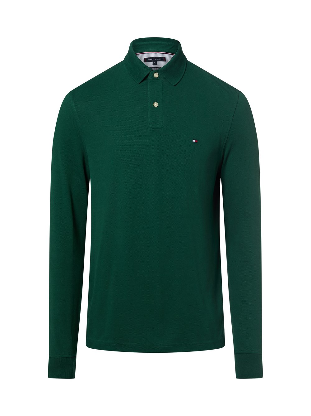 Tommy Hilfiger Męska koszulka polo Mężczyźni Bawełna zielony, L