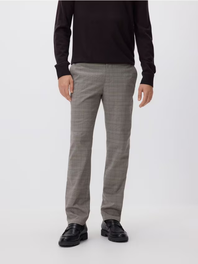 Reserved - Spodnie chino slim fit - beżowy