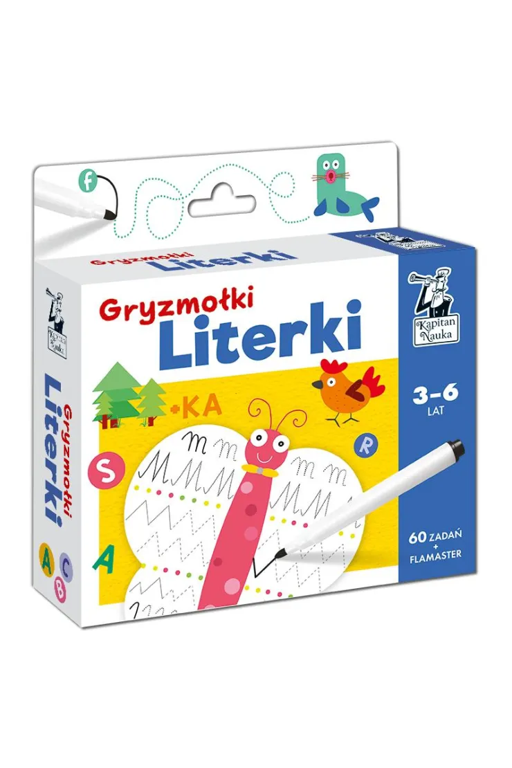 Kapitan Nauka. Gryzmołki. Literki
