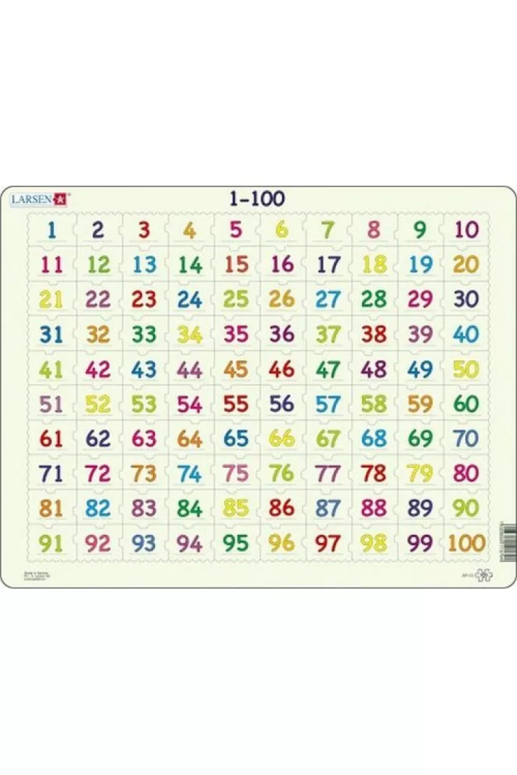 Układanka Liczymy do 100 Maxi