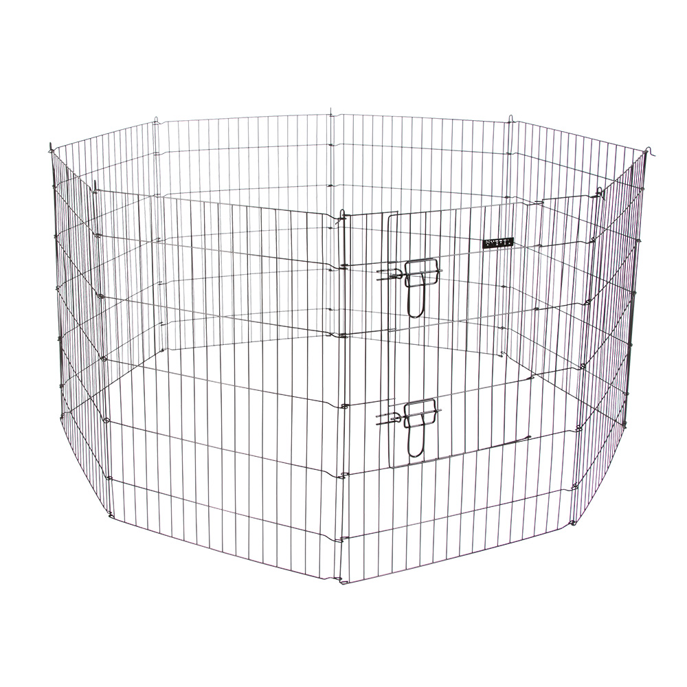Kerbl Pet kojec z drzwiczkami dla szczeniąt i małych zwierząt - 8 elementów o wymiarach 57 x 78 cm miniaturka