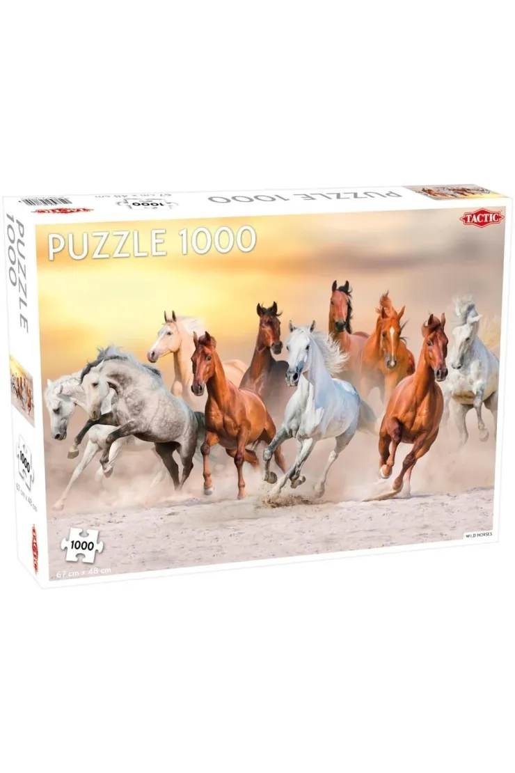 Puzzle 1000 el. Dzikie konie