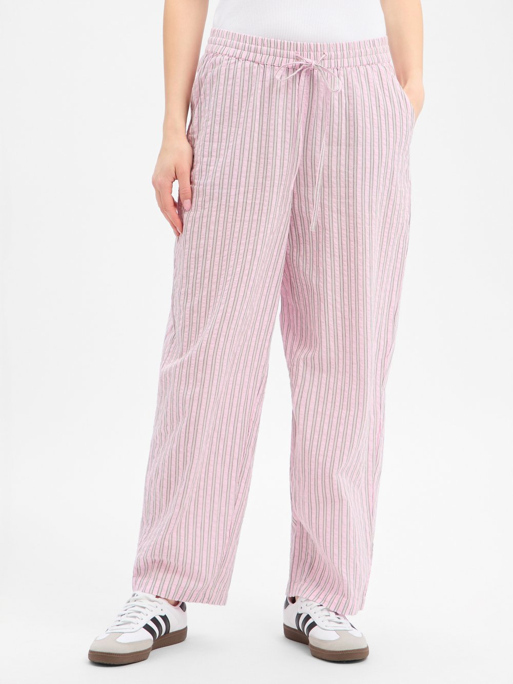 JJXX Damskie spodnie materiałowe - Zoe Kobiety Bawełna (100%) różowy, XS