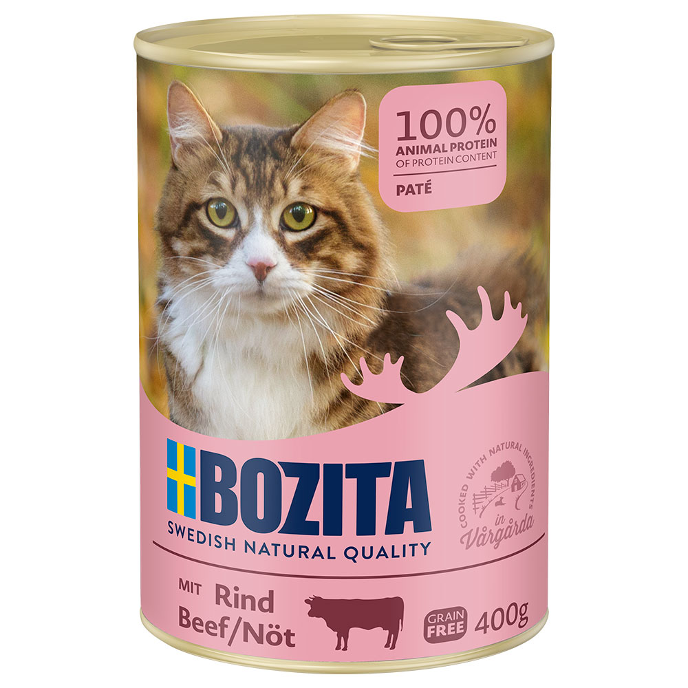 20% taniej! Bozita, mokra karma dla kota, 12 x 400 g - Wołowina