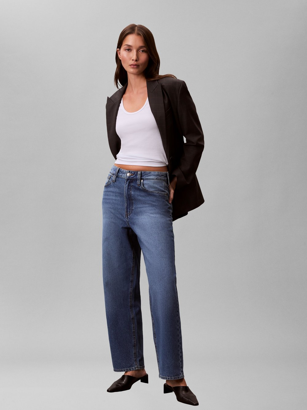 Calvin Klein Jeans Dżinsy Kobiety Bawełna niebieski, 25-30