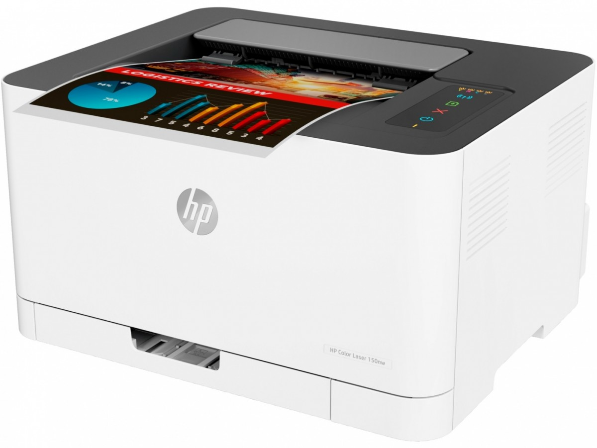 Drukarka HP Color Laser 150nw Biała