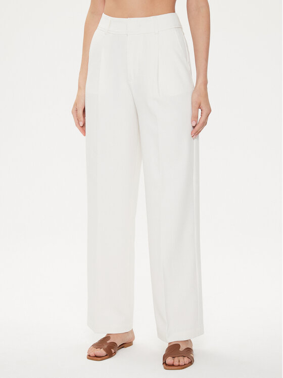 United Colors Of Benetton Spodnie materiałowe 4KCMDF06H Écru Relaxed Fit