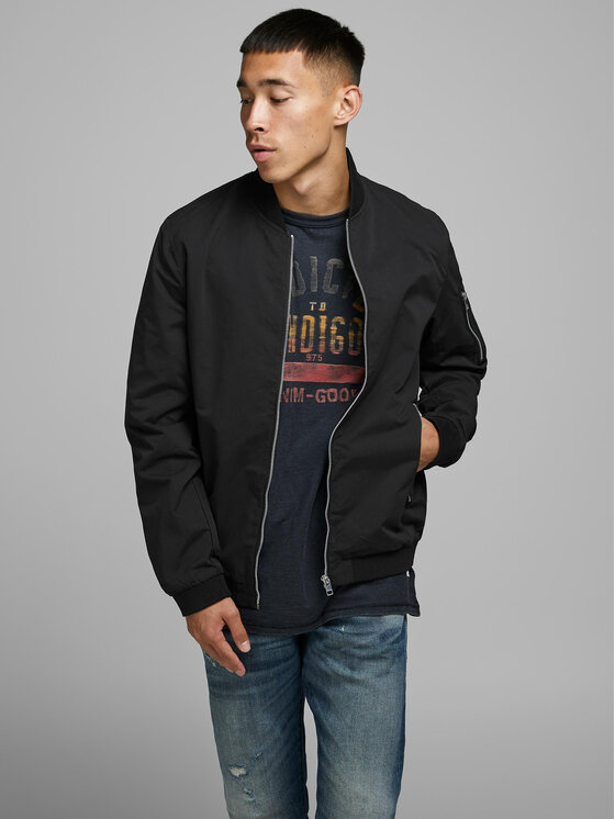 Jack & Jones Kurtka bomber Rush 12165203 Czarny Regular Fit miniaturka