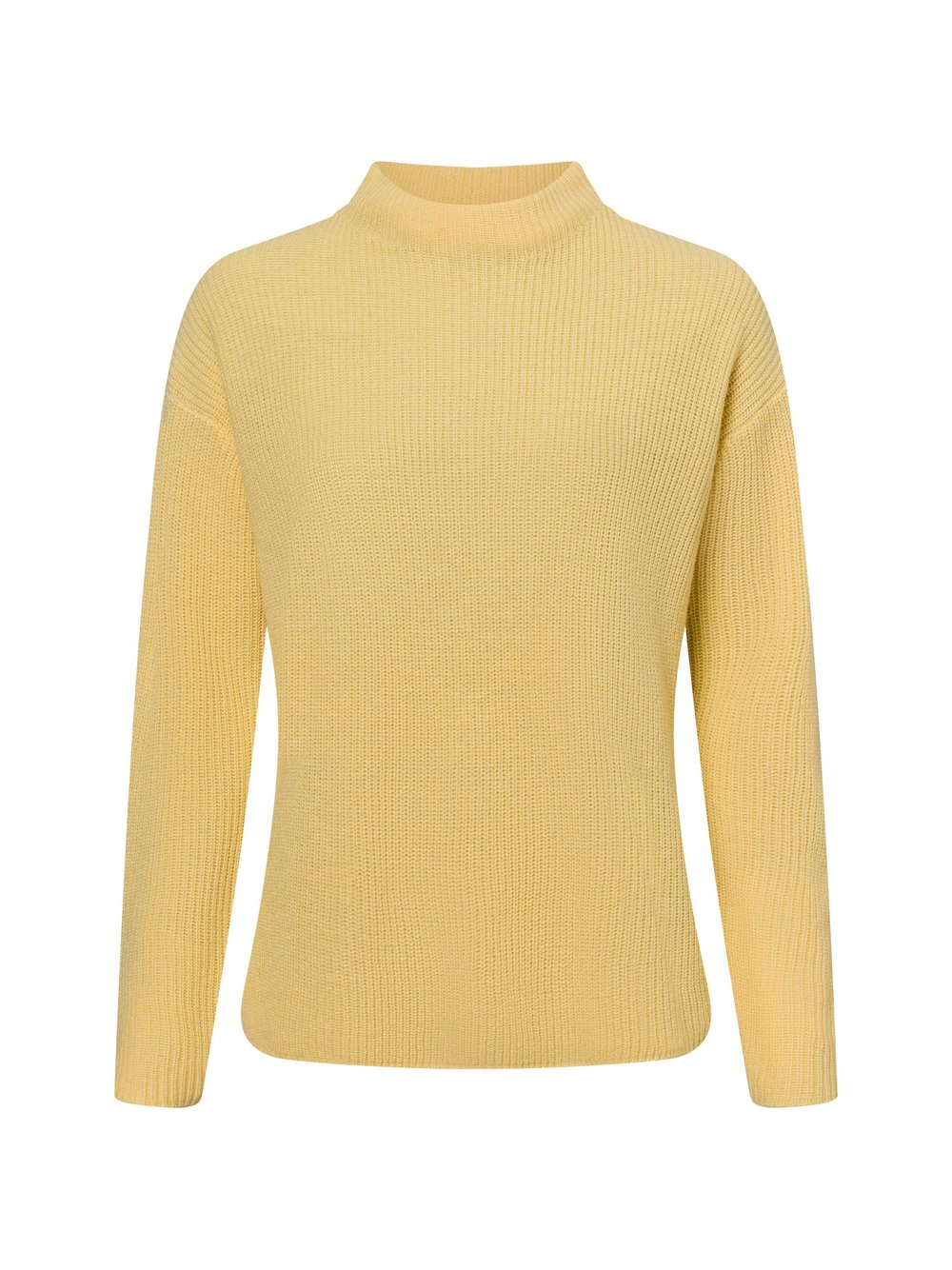 Marie Lund Damski sweter z wełny merynosów Kobiety Wełna merino żółty, XXL