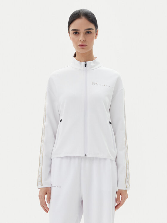 EA7 Emporio Armani Bluza 7W000275 AF12501 U0002 Biały Regular Fit