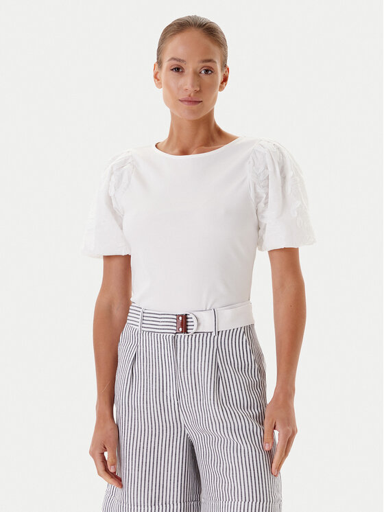 Tatuum Bluzka Kathia T2503.051 Biały Regular Fit