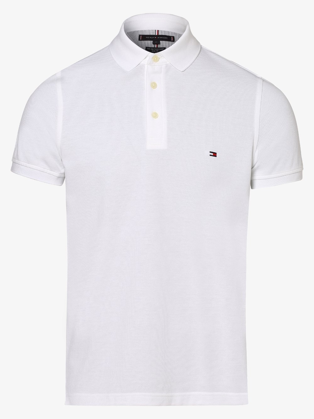 Tommy Hilfiger Męska koszulka polo Mężczyźni Bawełna biały, XXL