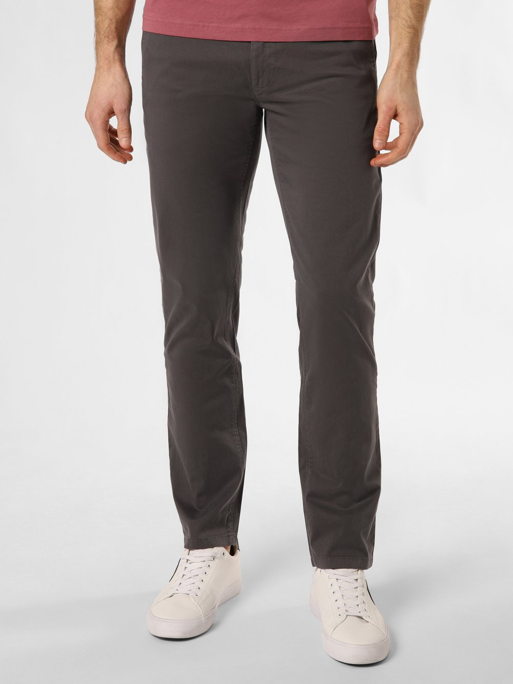 BOSS Orange Spodnie - Chino Slim Mężczyźni szary, 36-36