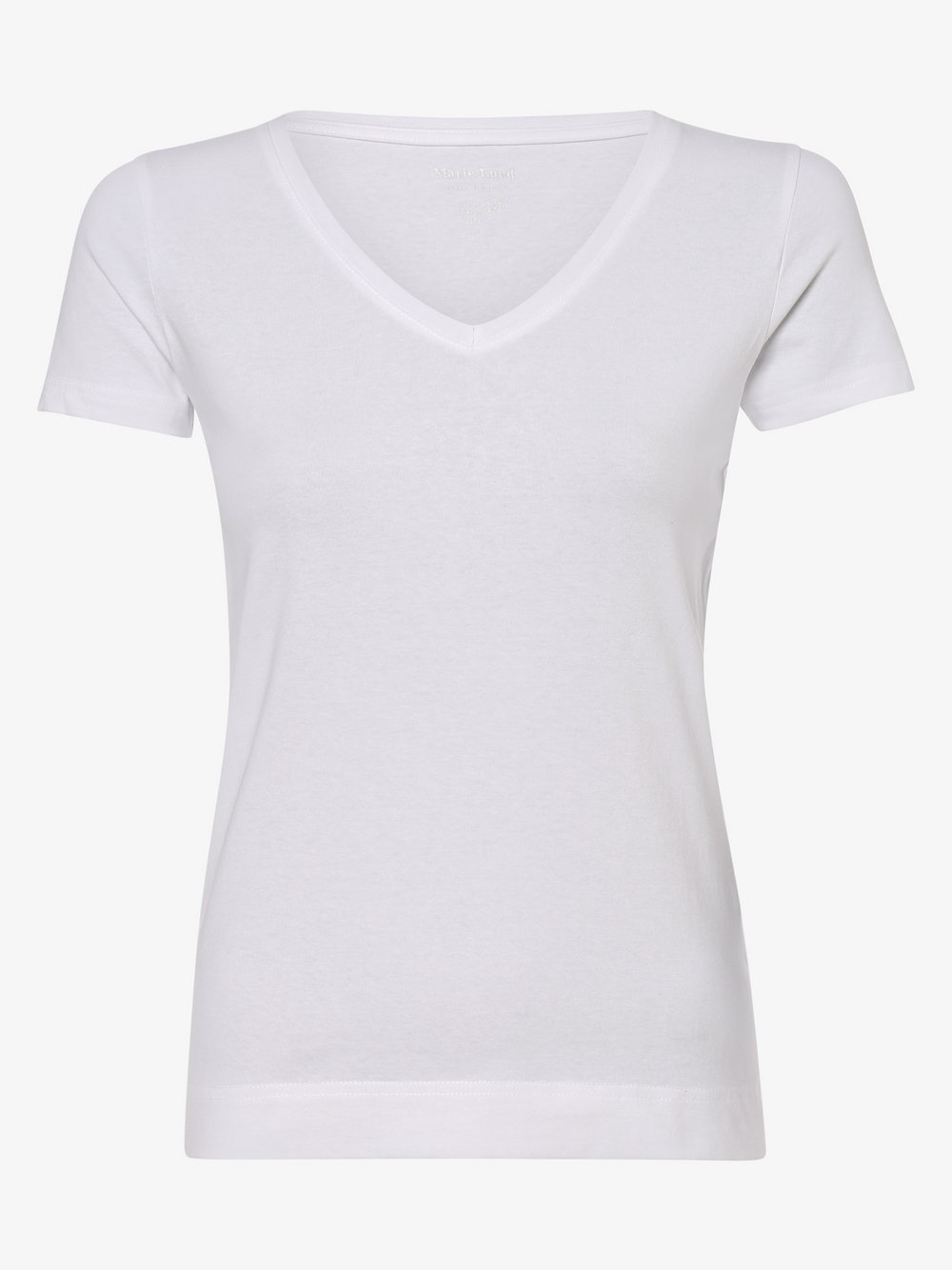 Marie Lund T-shirt damski Kobiety Bawełna biały, XS