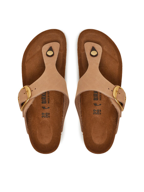 Birkenstock Japonki Gizeh Big Buckle LENB 1024007 Różowy