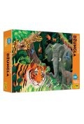 Puzzle 220 el. Dżungla. Ratujmy planetę + książka