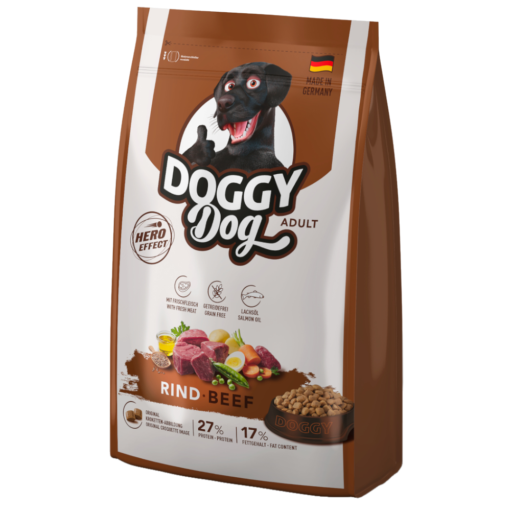 DOGGY Dog Adult, wołowina - 1 kg