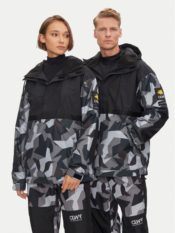 Colourwear Kurtka snowboardowa Aquilo Anorak U 7010289 Czarny Regular Fit miniaturka