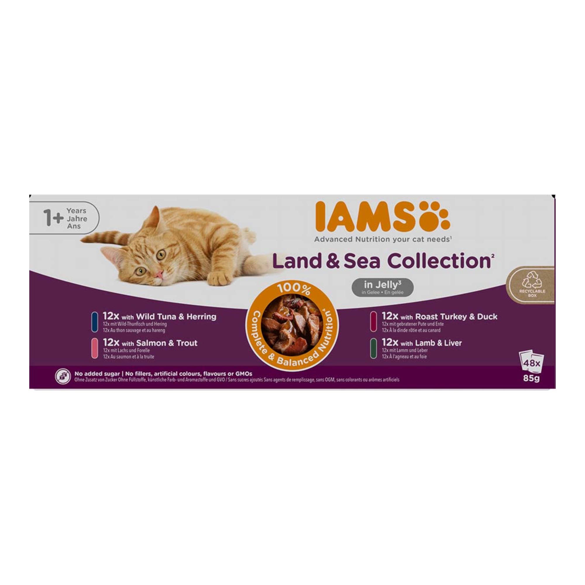 IAMS Adult Delights - Pakiet mieszany w galarecie, 48 x 85 g