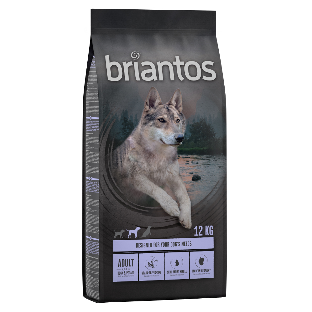 Dwupak Briantos - Adult, kaczka z ziemniakami, bez zbóż, 2 x 12 kg