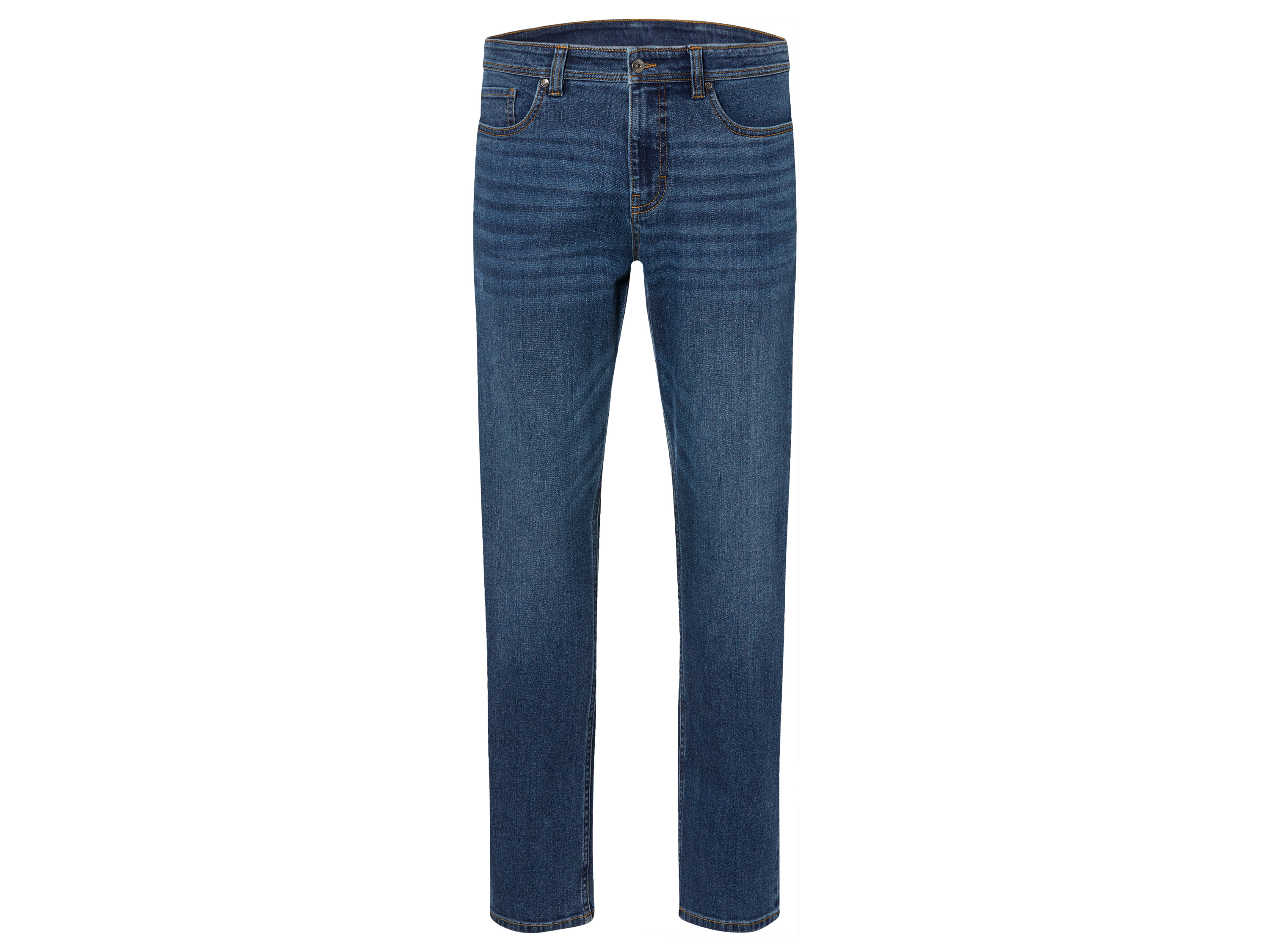 LIVERGY® Jeansy męskie z bawełną, relaxed fit (50 (34/32), Niebieski) miniaturka