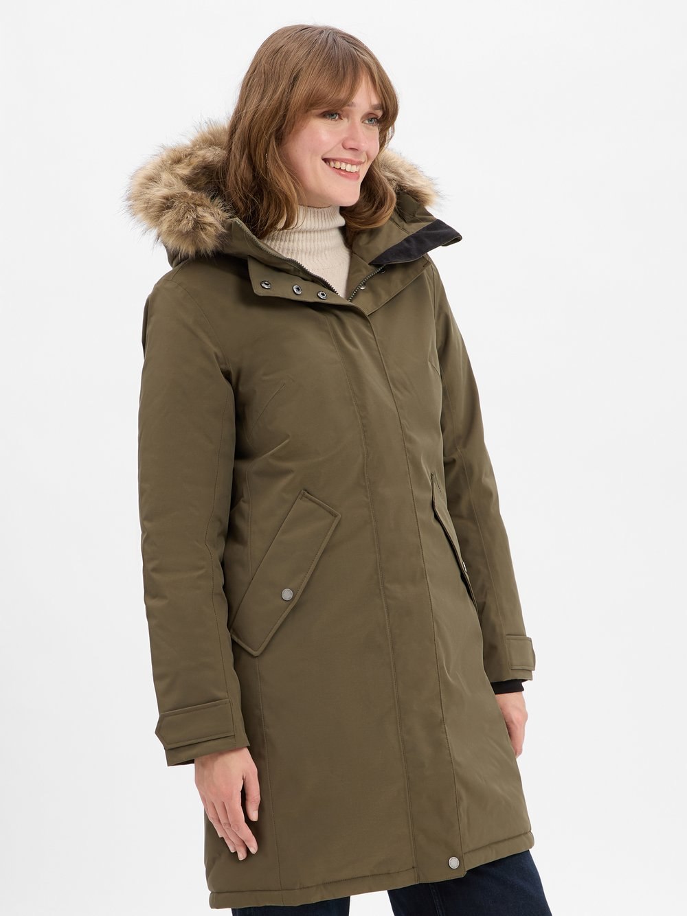 Didriksons Parka damska - Erna Kobiety zielony, 44