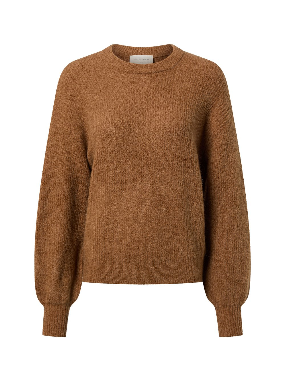 Msch Copenhagen Damski sweter z dzianiny z zawartością alpaki - MSCHGustel Hope Kobiety brązowy, XS/S