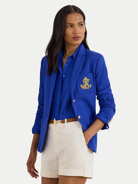 LAUREN RALPH LAUREN Marynarka 200797305032 Niebieski Slim Fit