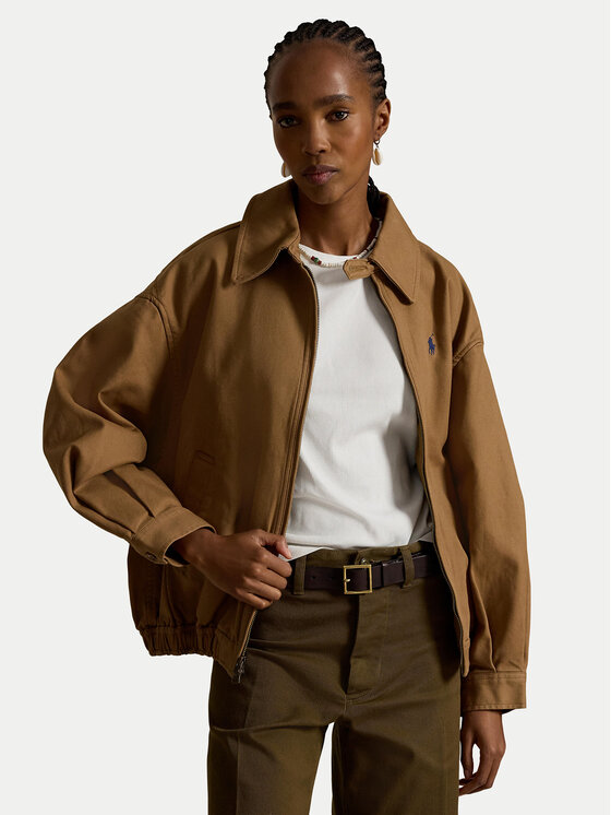 Polo Ralph Lauren Kurtka przejściowa 211A96311003 Beżowy Oversize