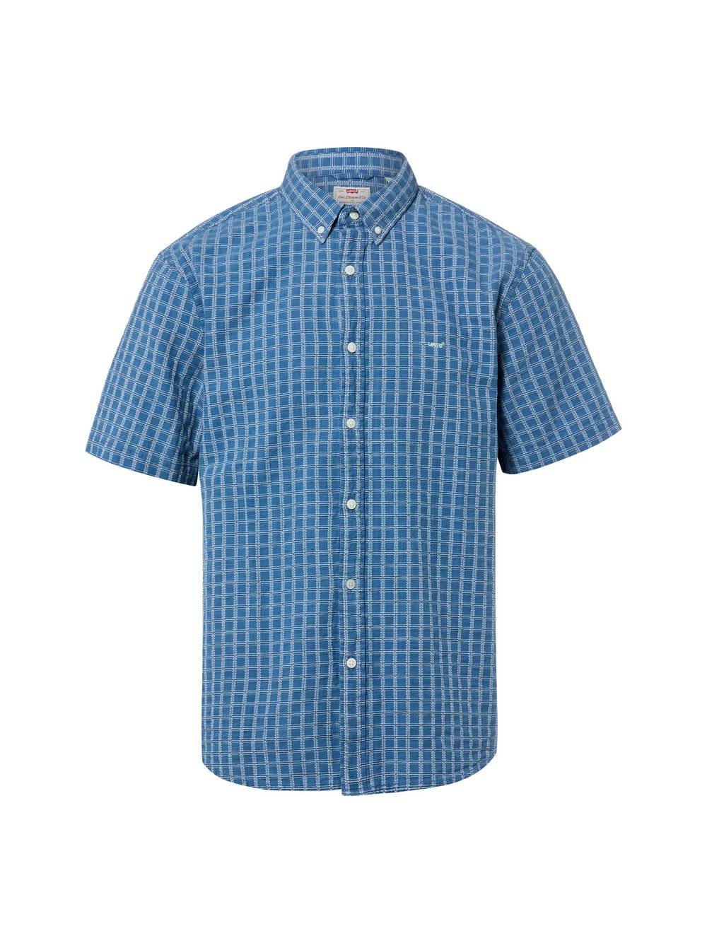 Levi's Męska koszulka z krótkim rękawem Mężczyźni Comfort Fit Bawełna niebieski, M