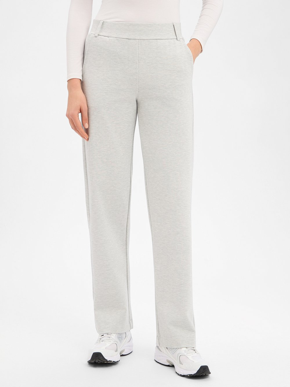 soyaconcept® Damskie spodnie dresowe - Nanni Kobiety Materiał dresowy szary, XS