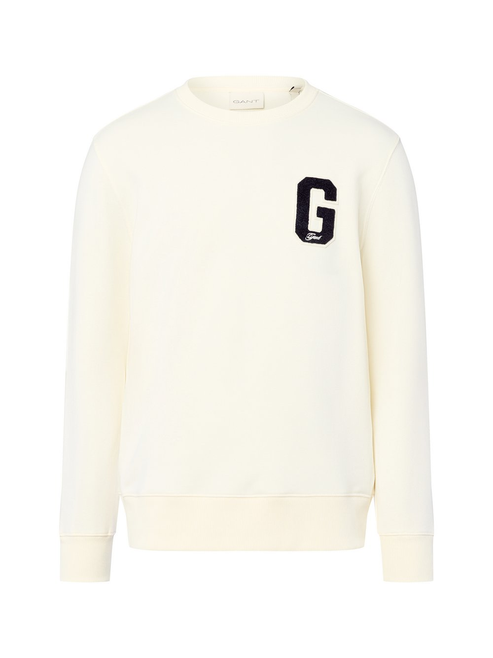 Gant Bluza męska - G Badge Mężczyźni Bawełna biały, XXL
