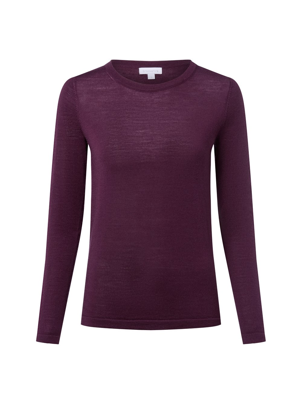 brookshire Sweter z dzianiny merino Kobiety Wełna lila, XL