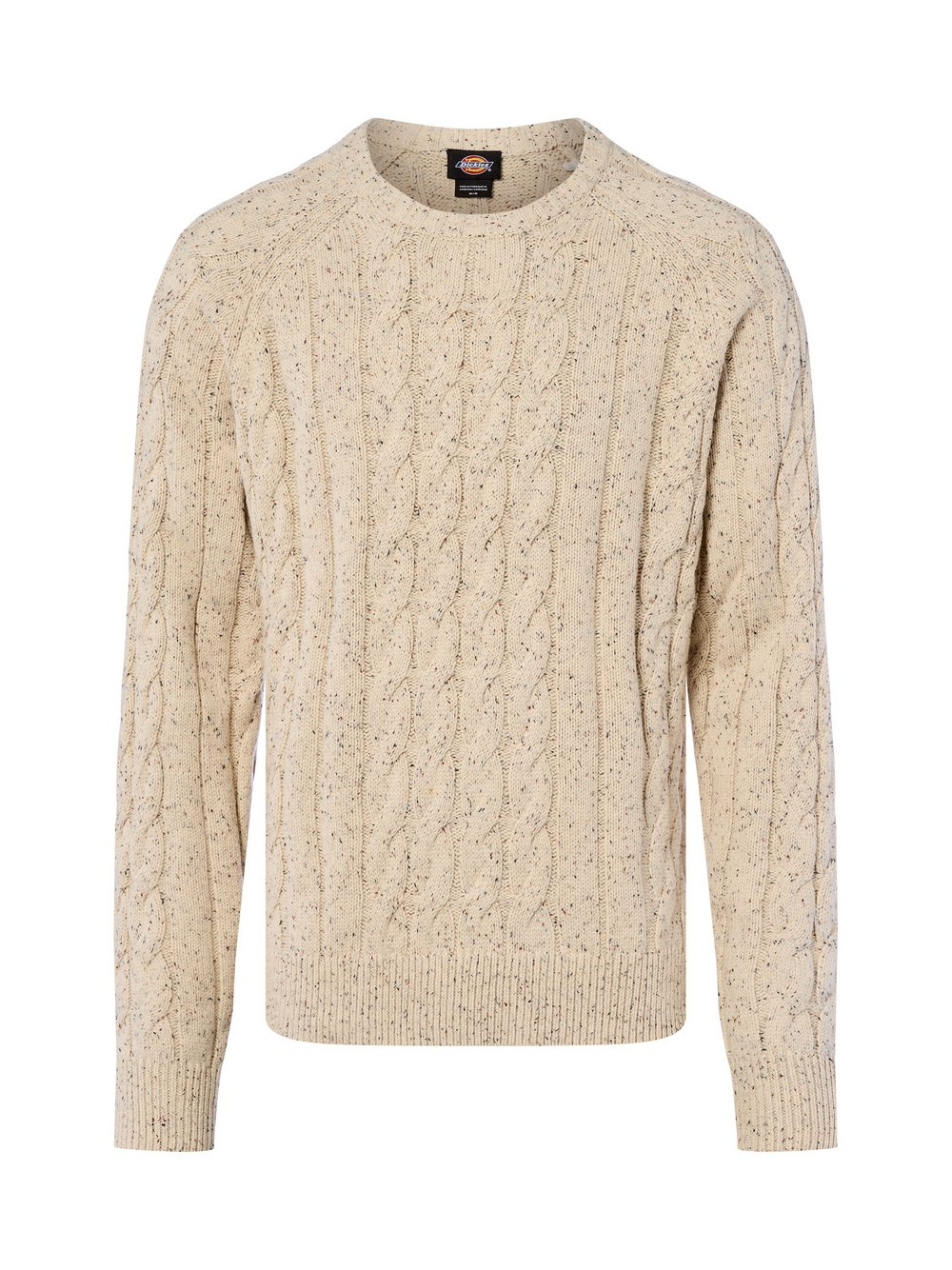 Dickies Męski sweter z dzianiny Mężczyźni Bawełna beżowy, XL