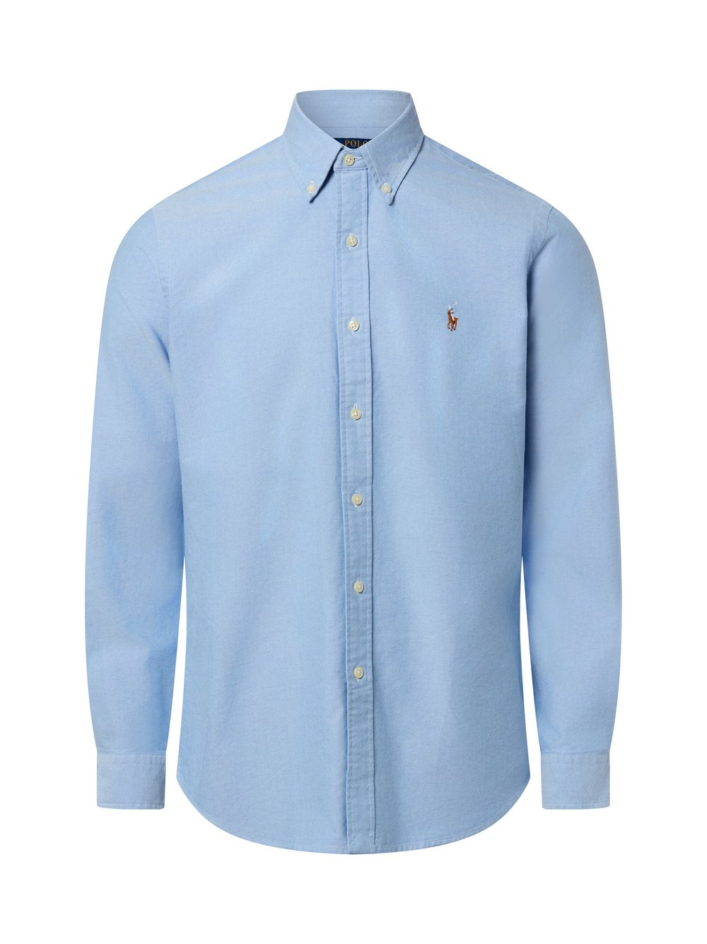 Polo Ralph Lauren Męska koszula casualowa - Custom Fit Mężczyźni Modern Fit Bawełna niebieski, XL