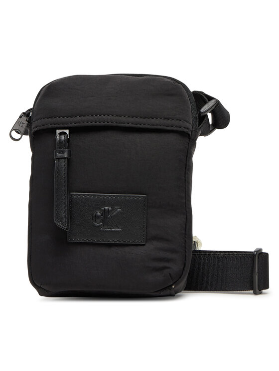 Calvin Klein Jeans Saszetka Metro Nylon Reporter Bag LV04G3089G Czarny